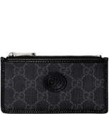  Ví Gucci Card Case Interlocking G 'Black' 