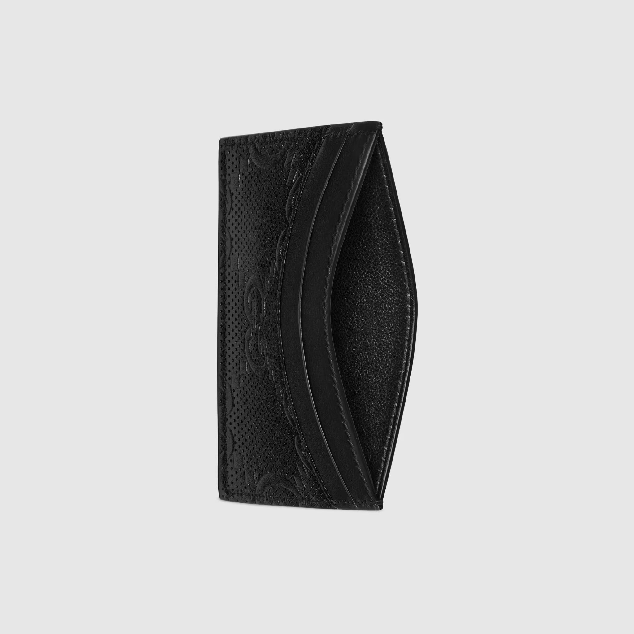  Ví Gucci GG Embossed Card Case 'Black' 