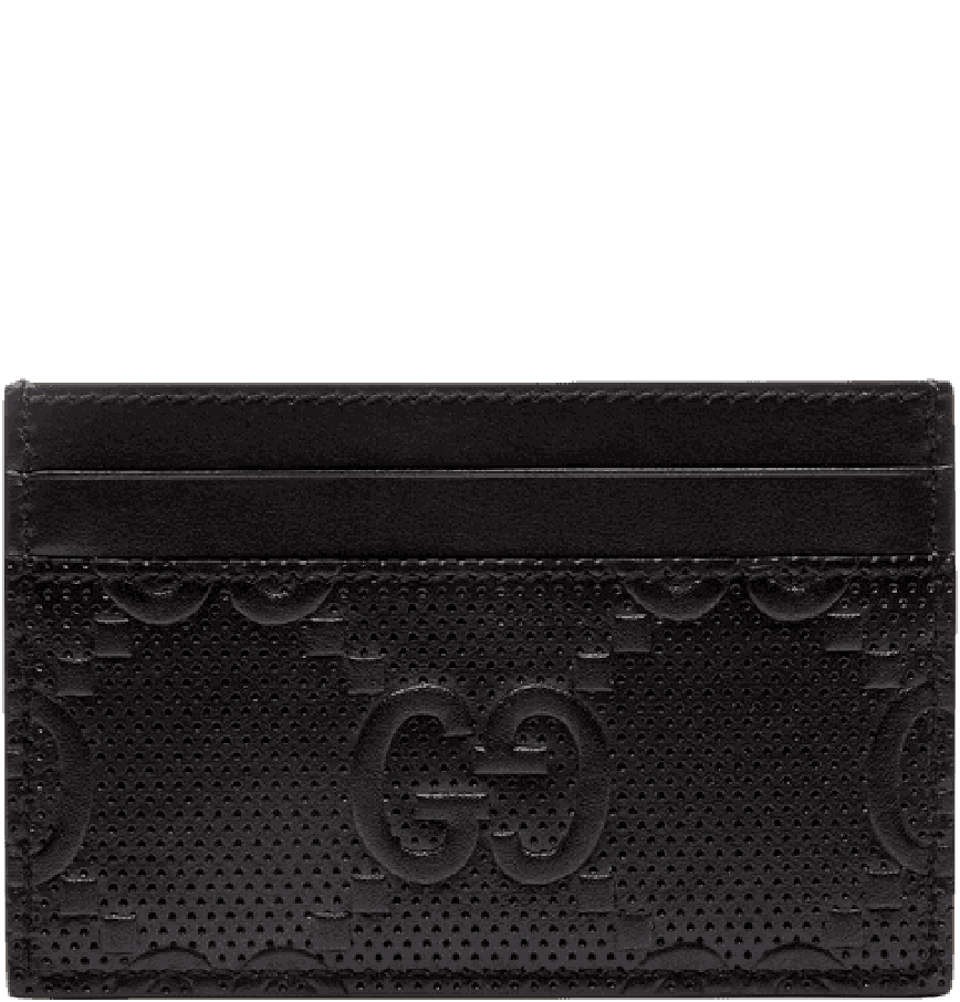  Ví Gucci GG Embossed Card Case 'Black' 