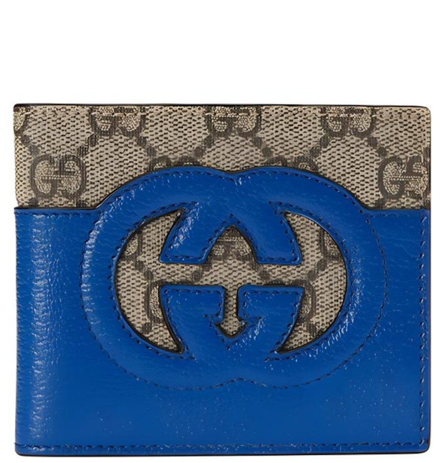  Ví Gucci Interlocking G Wallet 'Blue' 