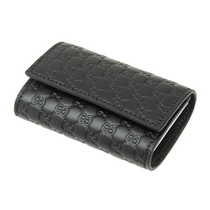  Ví Gucci Leather Key Case 'Black' 