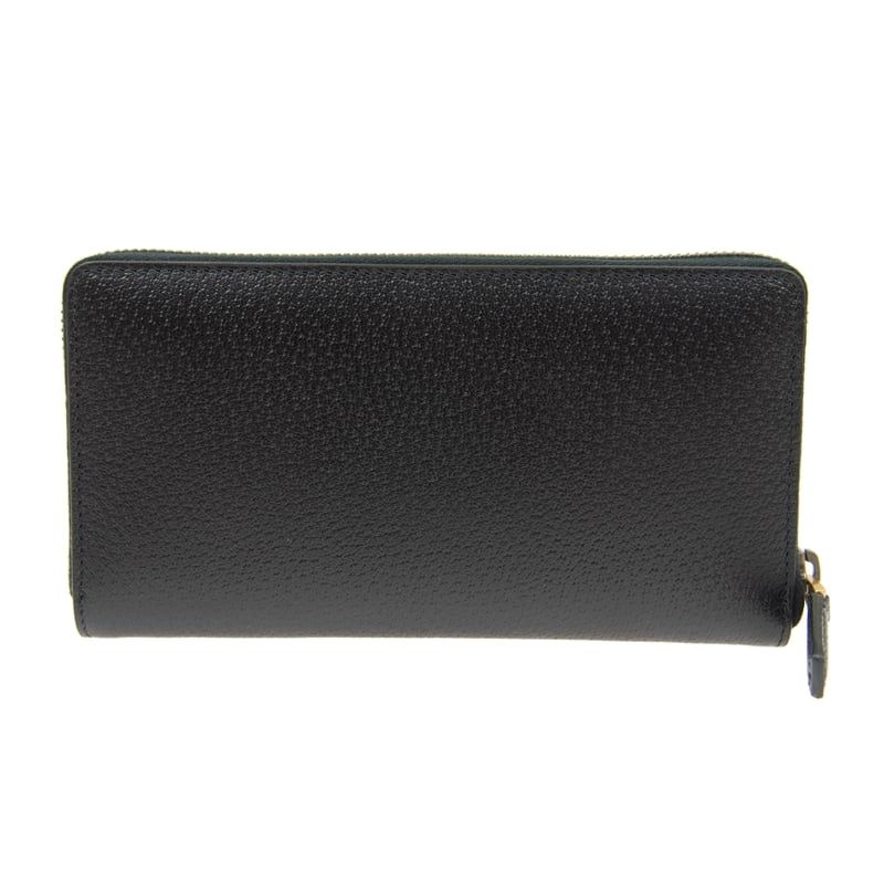  Ví Gucci Leather Long Wallet 'Black' 
