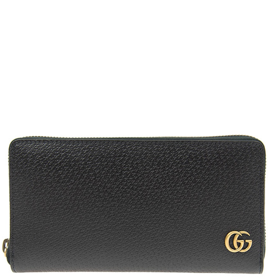  Ví Gucci Leather Long Wallet 'Black' 