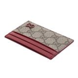  Ví Gucci Monogram Card Holder 'Beige Red' 