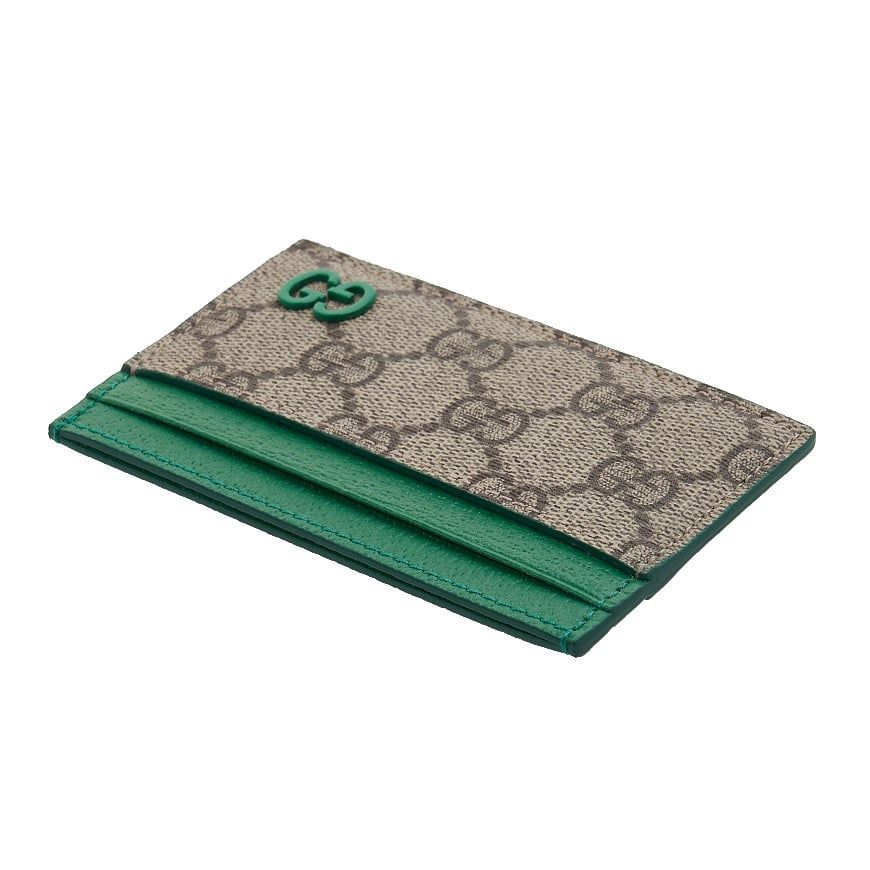  Ví Gucci Monogram Card Holder 'Beige Shamar' 