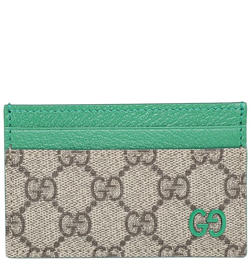  Ví Gucci Monogram Card Holder 'Beige Shamar' 