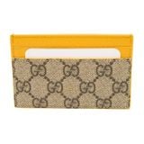  Ví Gucci Monogram Card Holder 'Beige Yellow' 