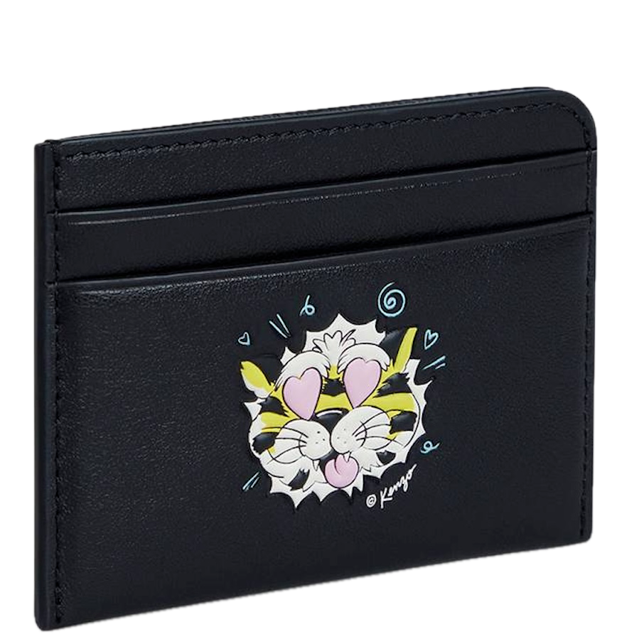  Ví Kenzo Wild Tiger Card Holder 'Black' 