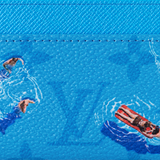  Ví Louis Vuitton Double Card Holder 'Blue Lagoon' 