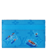  Ví Louis Vuitton Double Card Holder 'Blue Lagoon' 