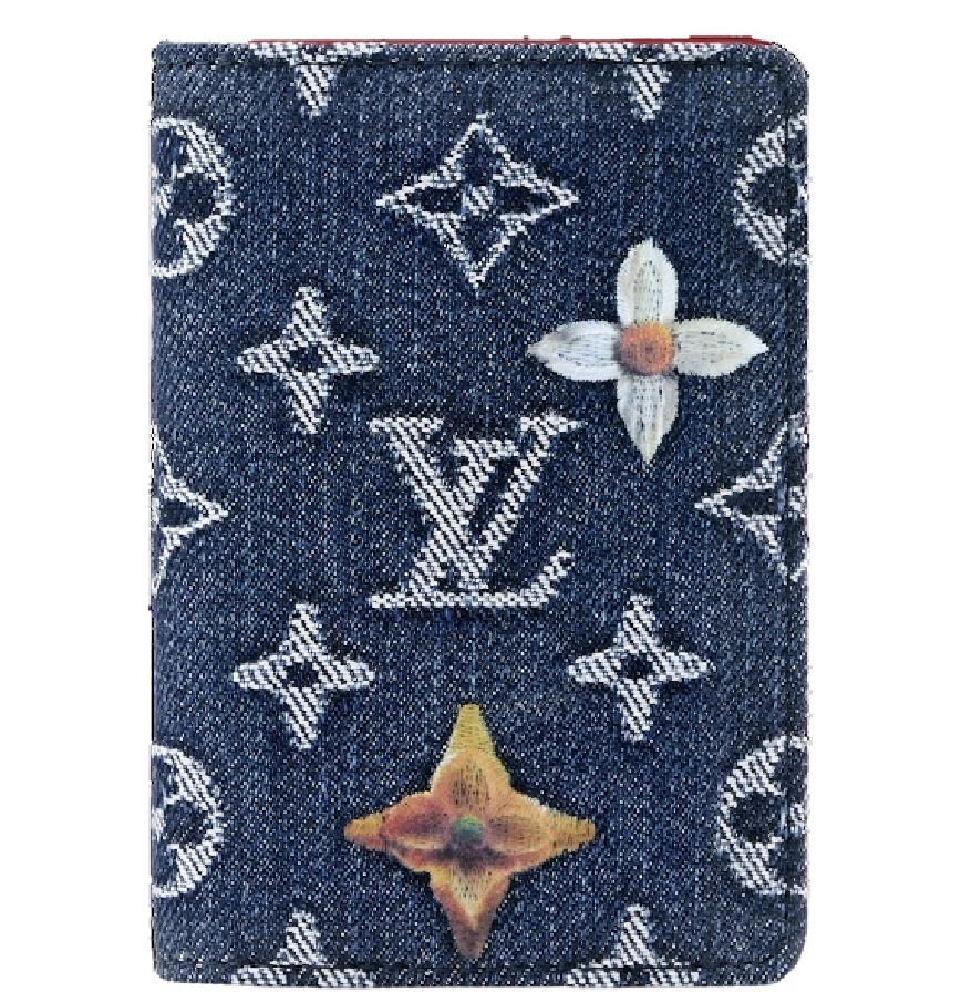  Ví Louis Vuitton Pocket Organiser 'Blue' 