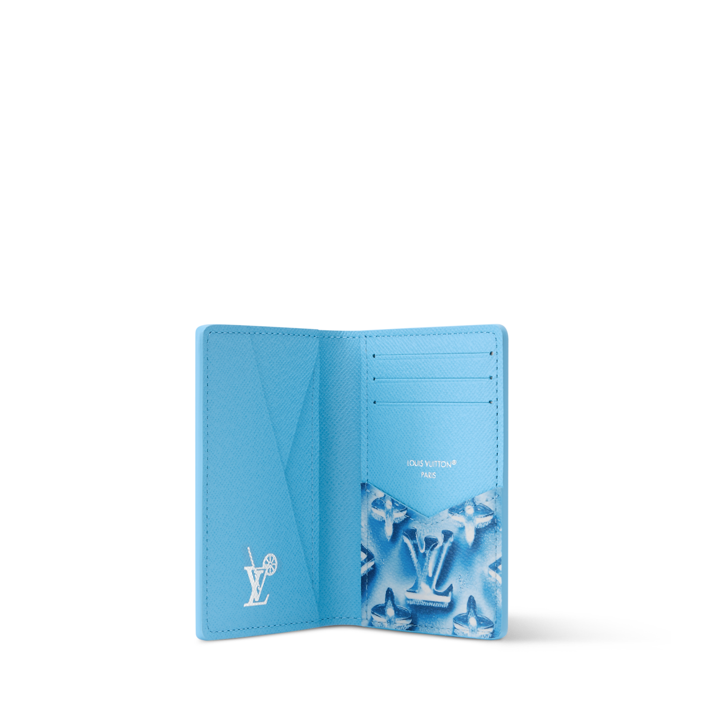  Ví Louis Vuitton Pocket Organiser 'Frozen Blueberry Blue' 