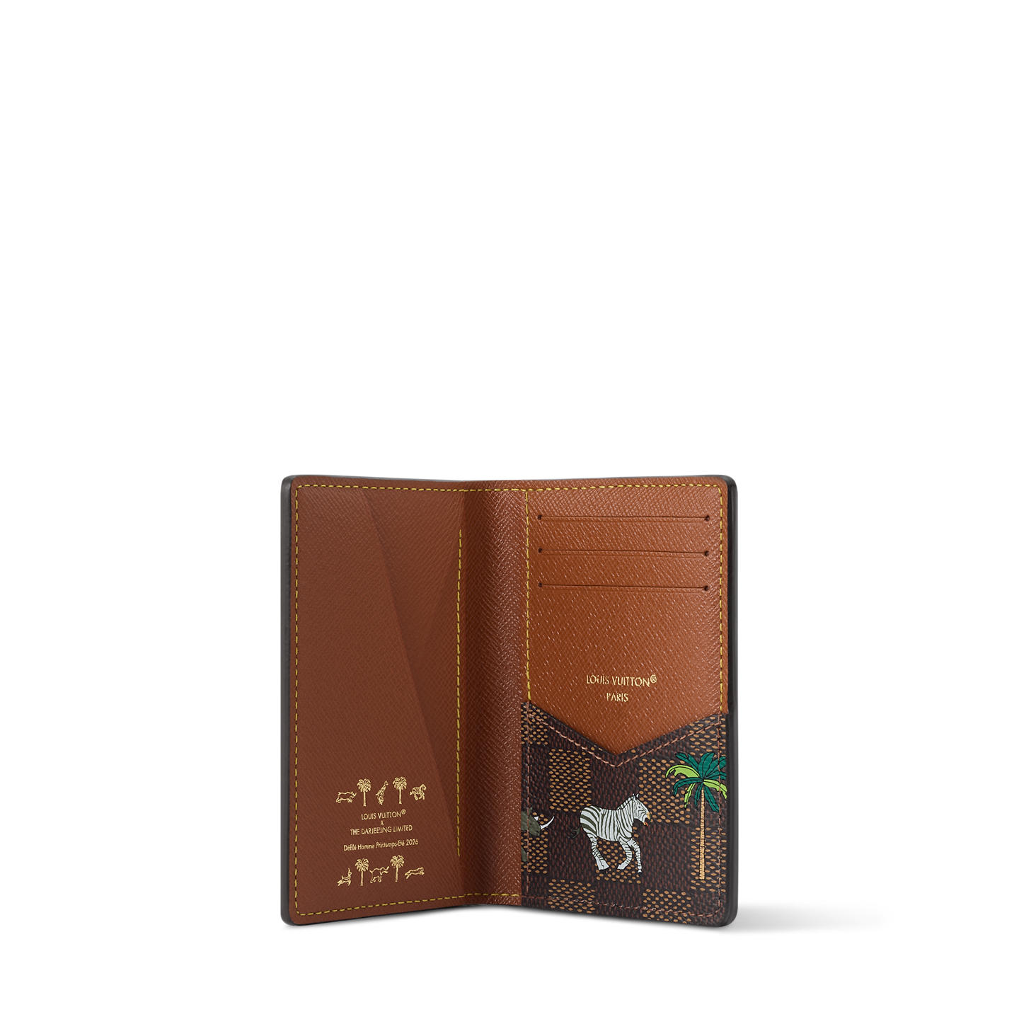  Ví Louis Vuitton Pocket x The Darjeeling Limited Wallet 'Brown' 