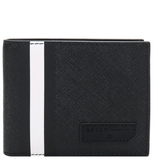  Ví Nam Bally Leather Wallet 'Black' 