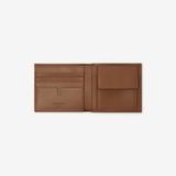  Ví Nam Burberry Check Bifold Coin Wallet 'Beige' 