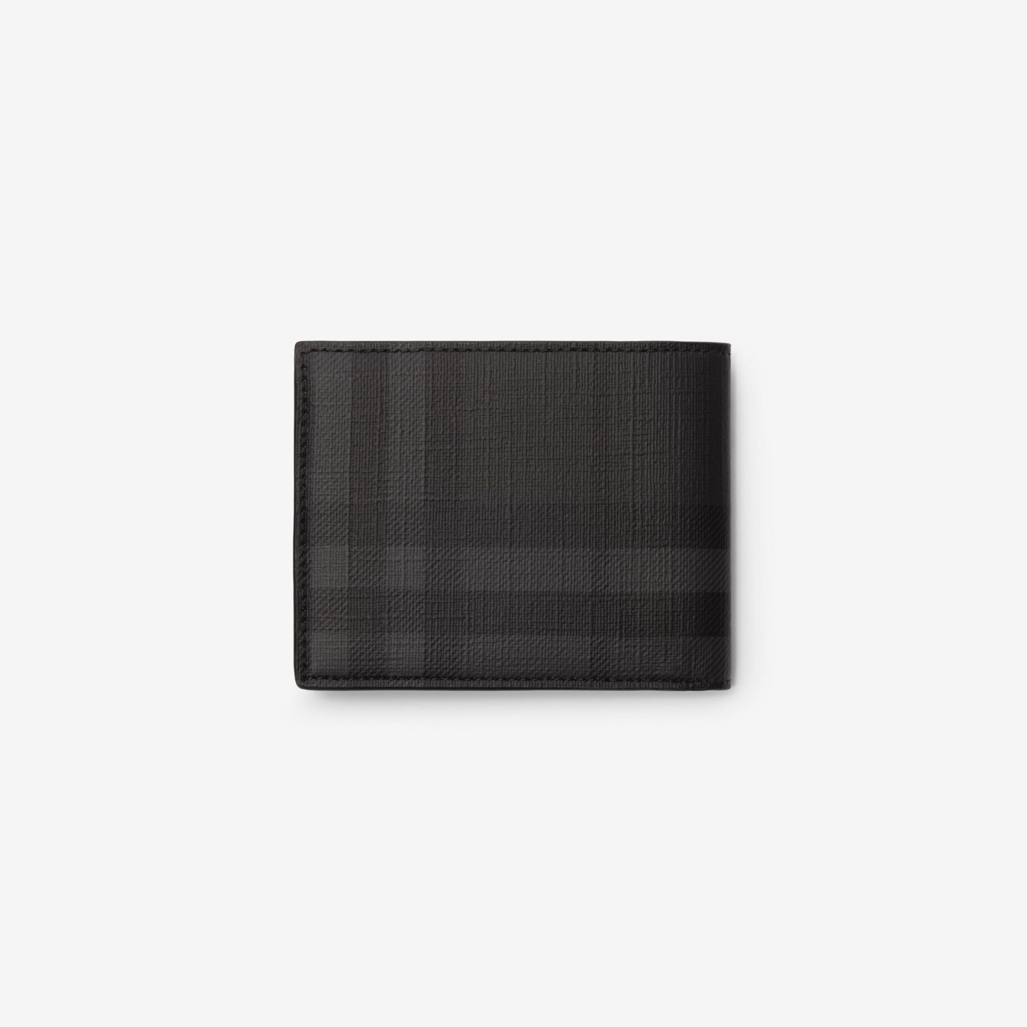 Ví Nam Burberry City Check Slim Bifold Wallet 'Grey' 