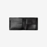  Ví Nam Burberry Embossed Check Bifold Coin Wallet 'Black' 