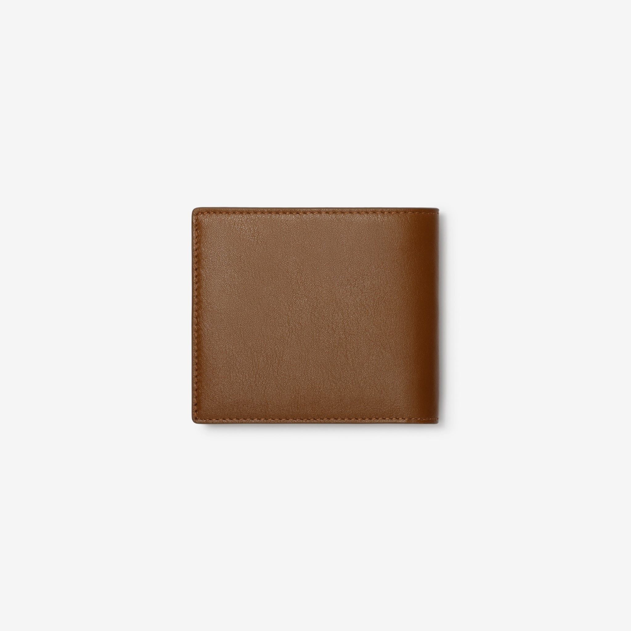  Ví Nam Burberry Pop Check Bifold Wallet 'Brown' 