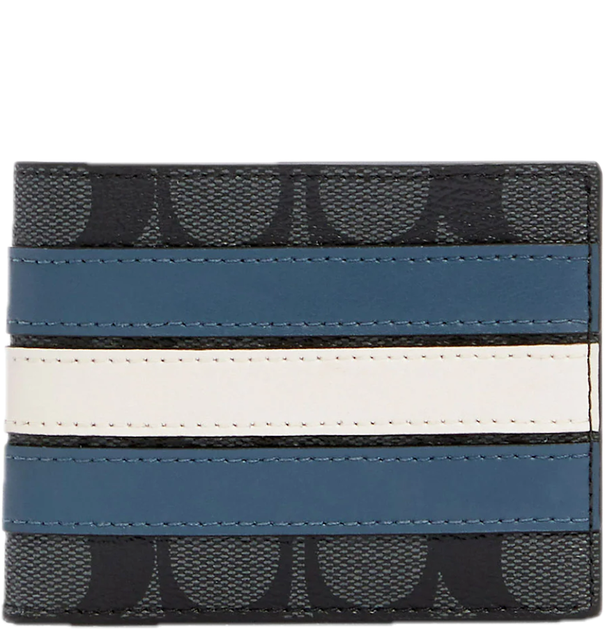  Ví Nam Coach Slim Billfold Wallet 'Denim' 