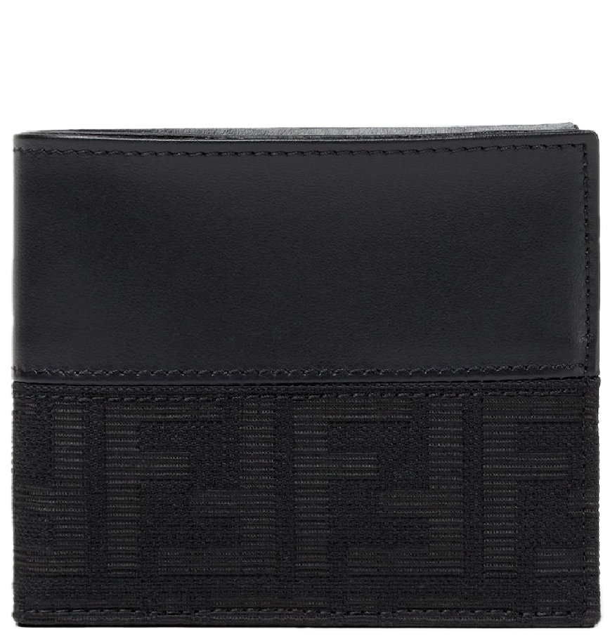  Ví Nam Fendi FF Jacquard Wallet 'Black' 