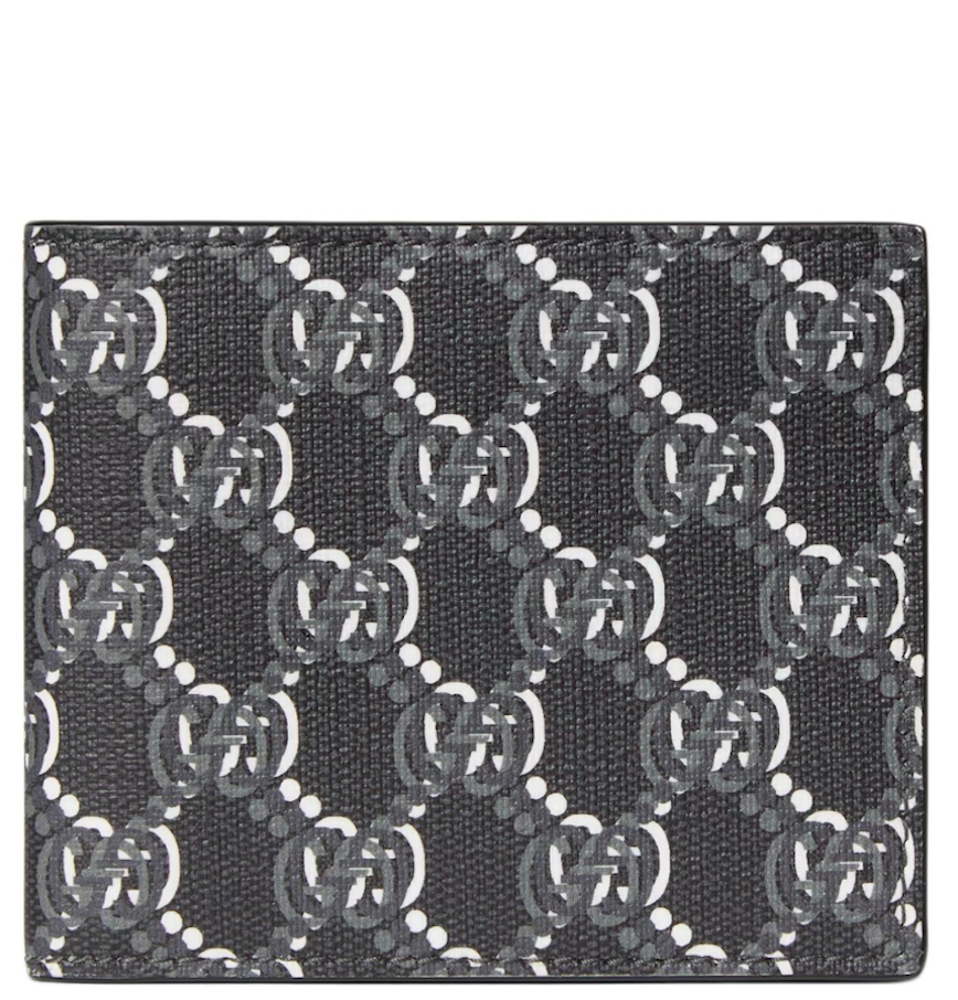  Ví Nam Gucci Leather Wallet 'Grey' 