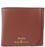  Ví Nam Polo Ralph Lauren Leather Wallet 'Brown' 