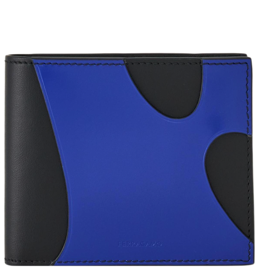  Ví Nam Salvatore Ferragamo Leather Wallet 'Blue' 