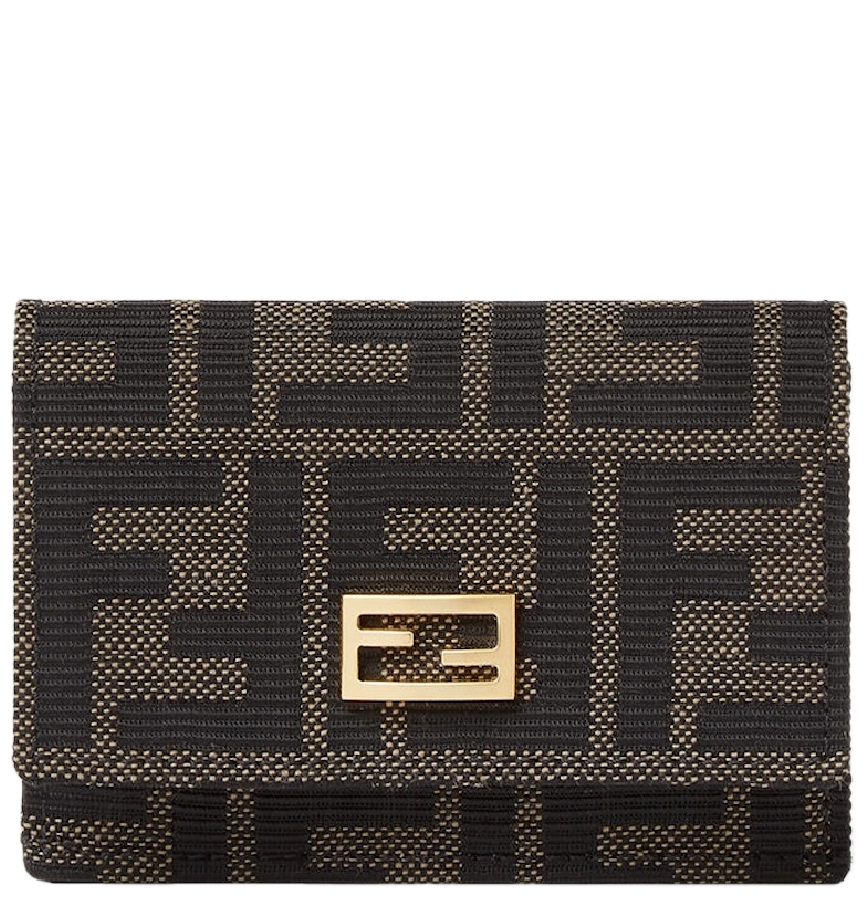  Ví Nữ Fendi Tube Card Case 'Brown' 