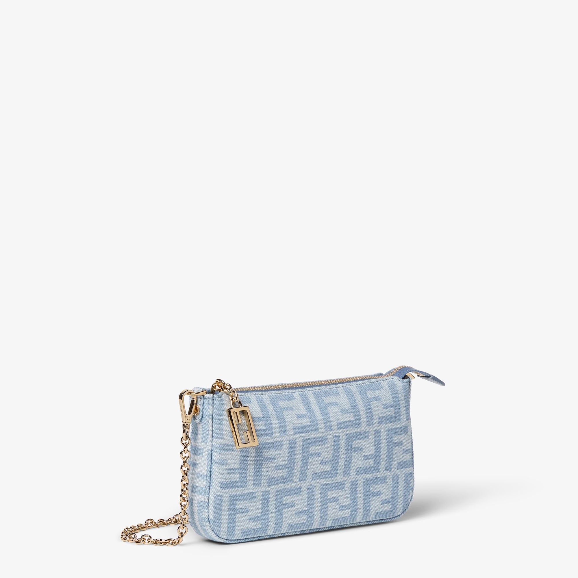  Ví Nữ Fendi Tube Pouch 'Blue' 