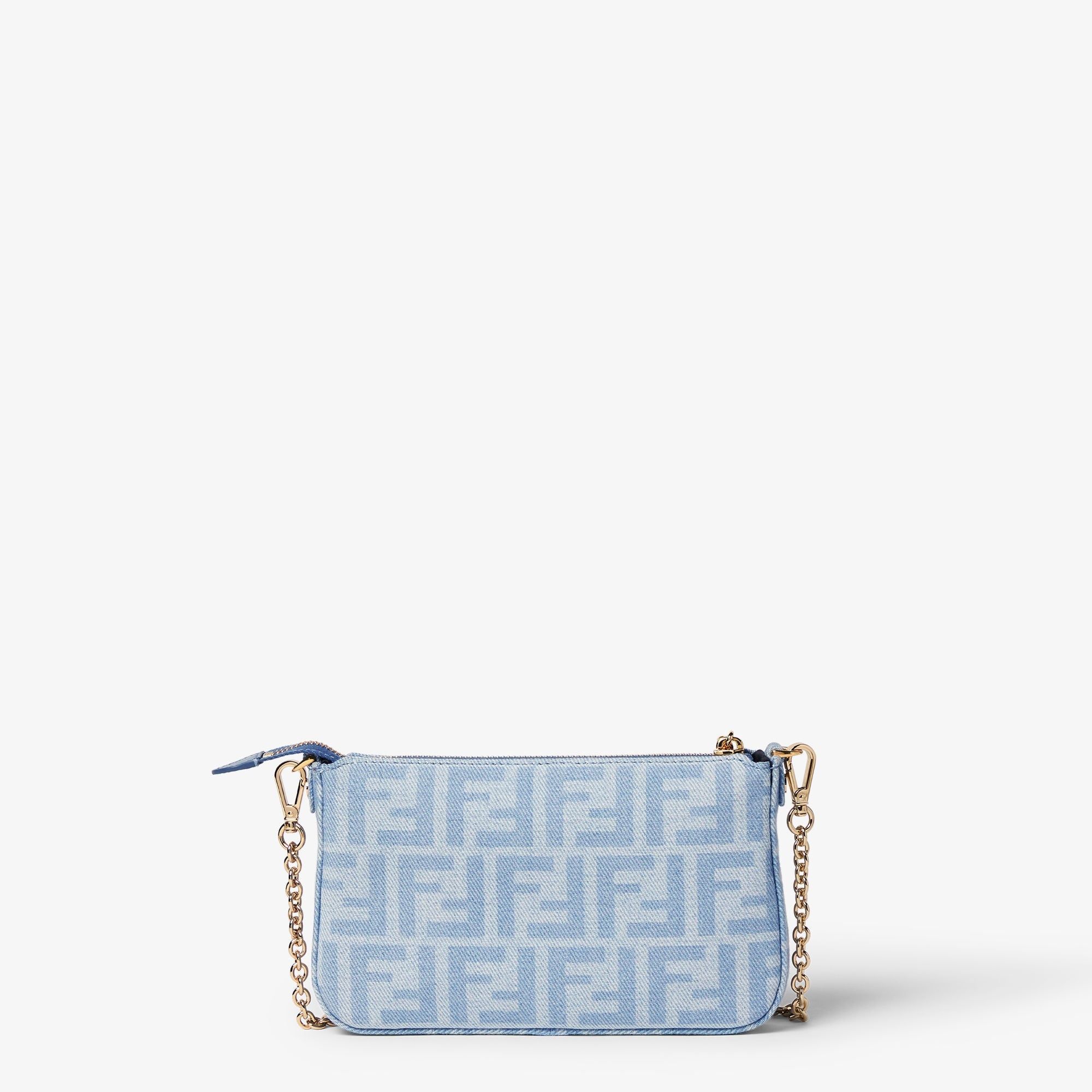 Ví Nữ Fendi Tube Pouch 'Blue' 