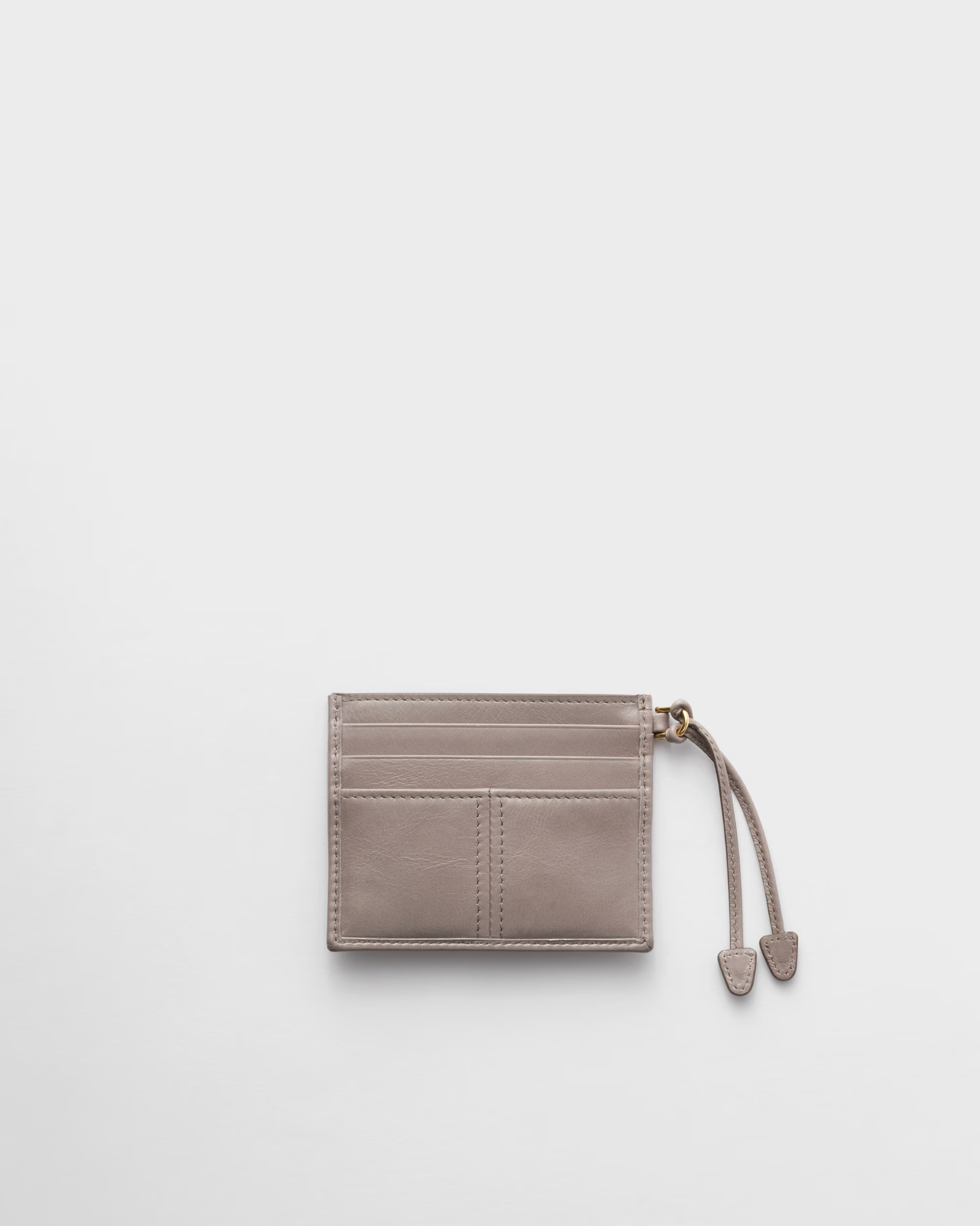  Ví Nữ Prada Leather Card Holder 'Dark Grey' 