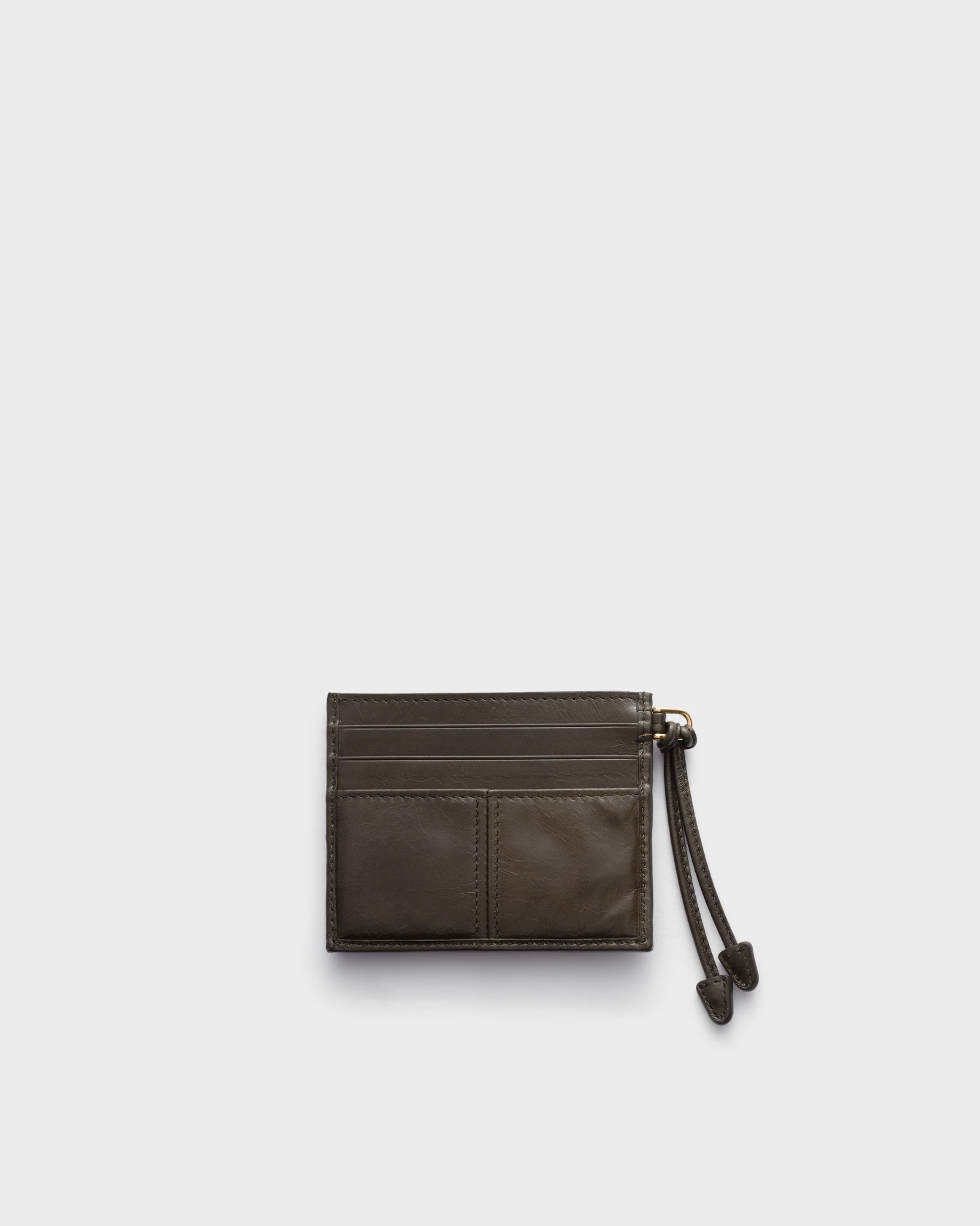  Ví Nữ Prada Leather Card Holder 'Forest' 