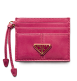  Ví Nữ Prada Leather Card Holder 'Peony Pink' 