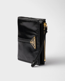  Ví Nữ Prada Small Leather Wallet 'Black' 
