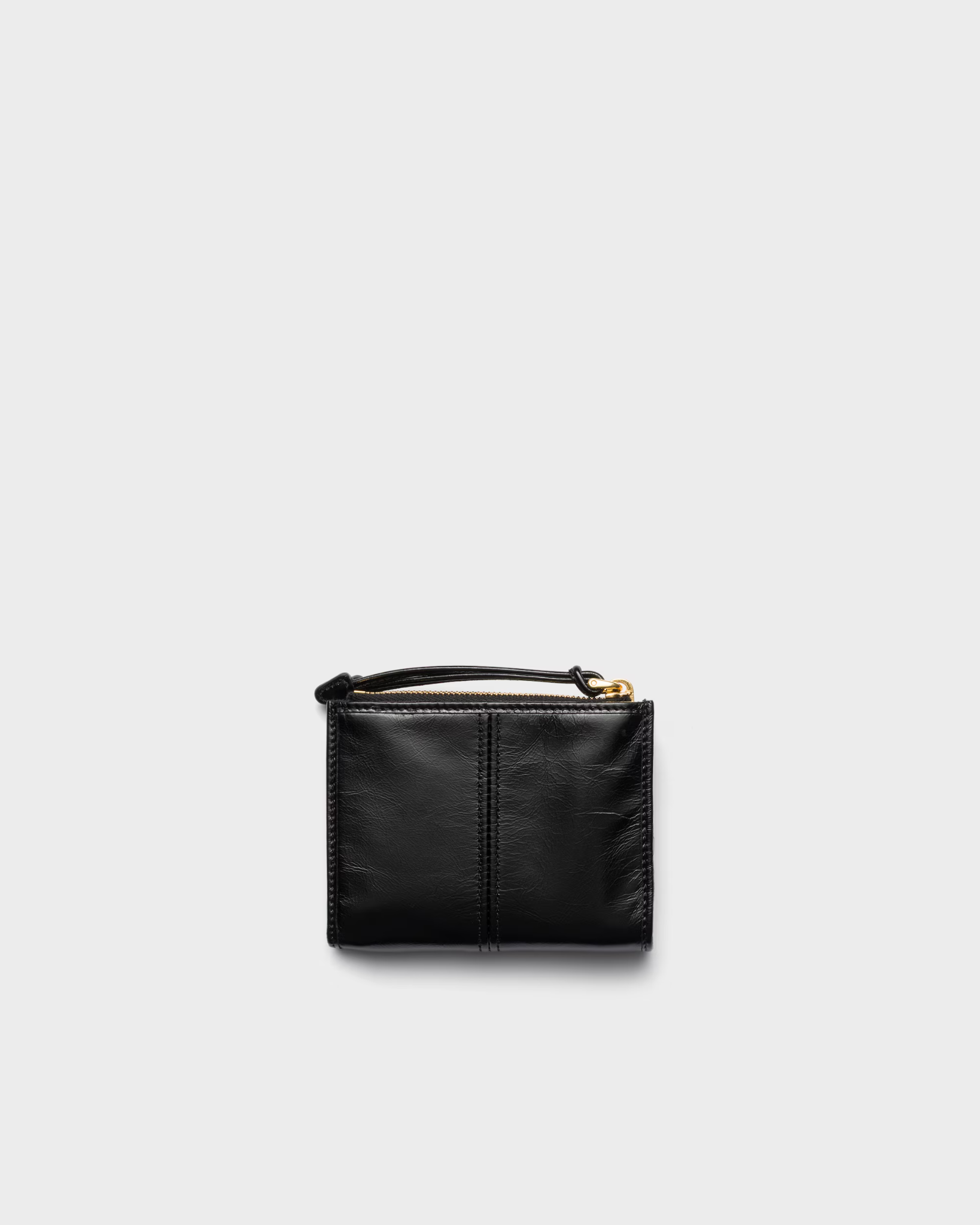  Ví Nữ Prada Small Leather Wallet 'Black' 