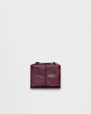  Ví Nữ Prada Small Leather Wallet 'Burgundy' 
