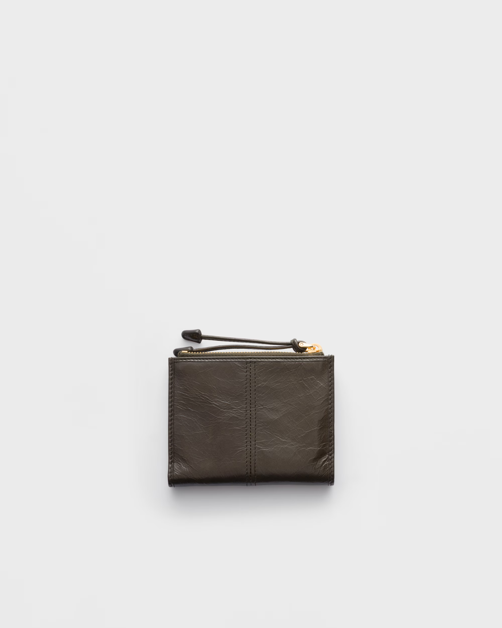  Ví Nữ Prada Small Leather Wallet 'Forest' 