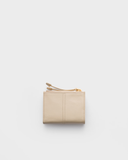  Ví Nữ Prada Small Leather Wallet 'Travertine Stone' 