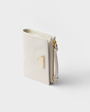  Ví Nữ Prada Small Leather Wallet 'White' 