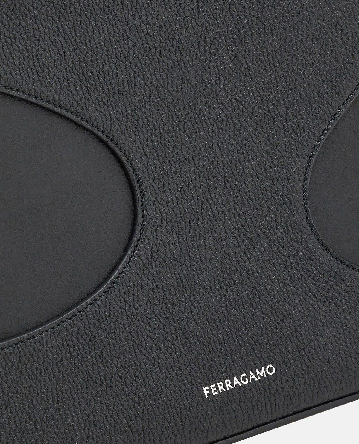 Ví Salvatore Ferragamo Leather Wallet 'Black' 