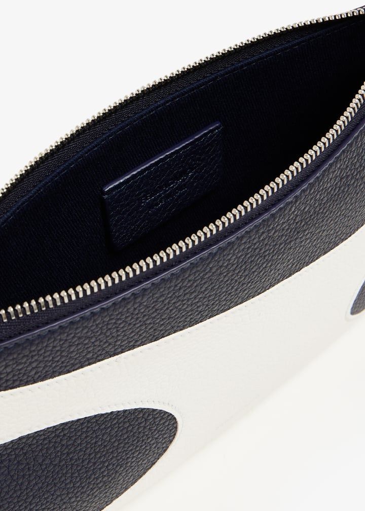  Ví Salvatore Ferragamo Phone Pouch 'Black White' 