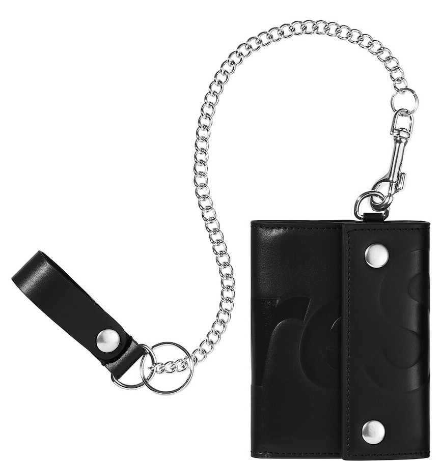  Ví Supreme Leather Chain Wallet 'Black' 