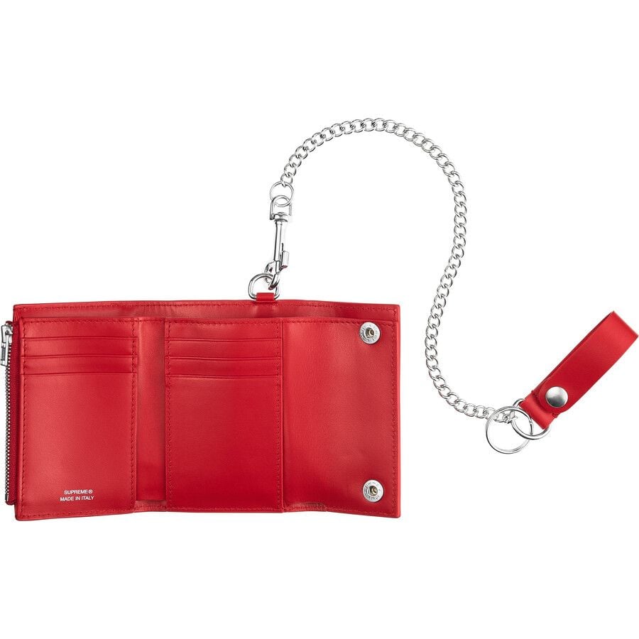  Ví Supreme Leather Chain Wallet 'Red' 