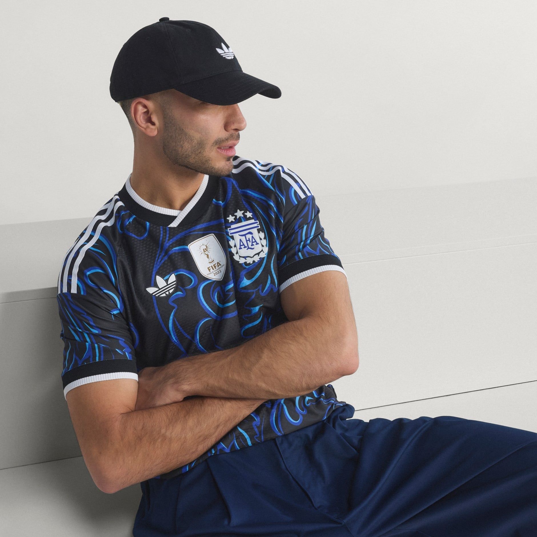  Áo Adidas Argentina 26 Away Authentic Jersey 'Navy' 