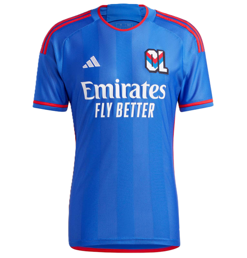  Áo Adidas Olympique Lyonnais 23/24 Away Jersey 'Blue' 
