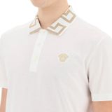  Áo Nam Versace Colletto Greca 'White' 