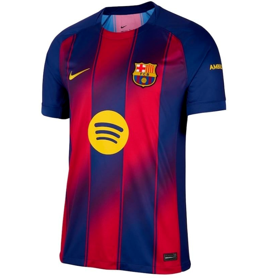  Áo Nike Barcelona 2025/26 Stadium Home 'Blue Red' 