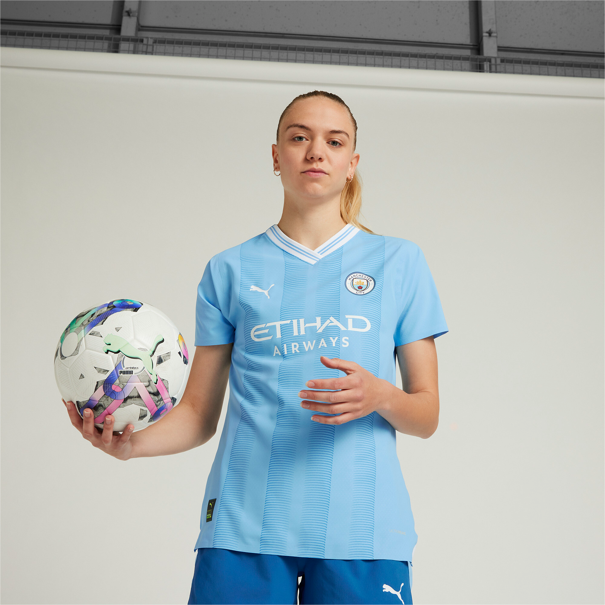  Áo Puma Manchester City 23/24 Home Jersey 'Blue' 