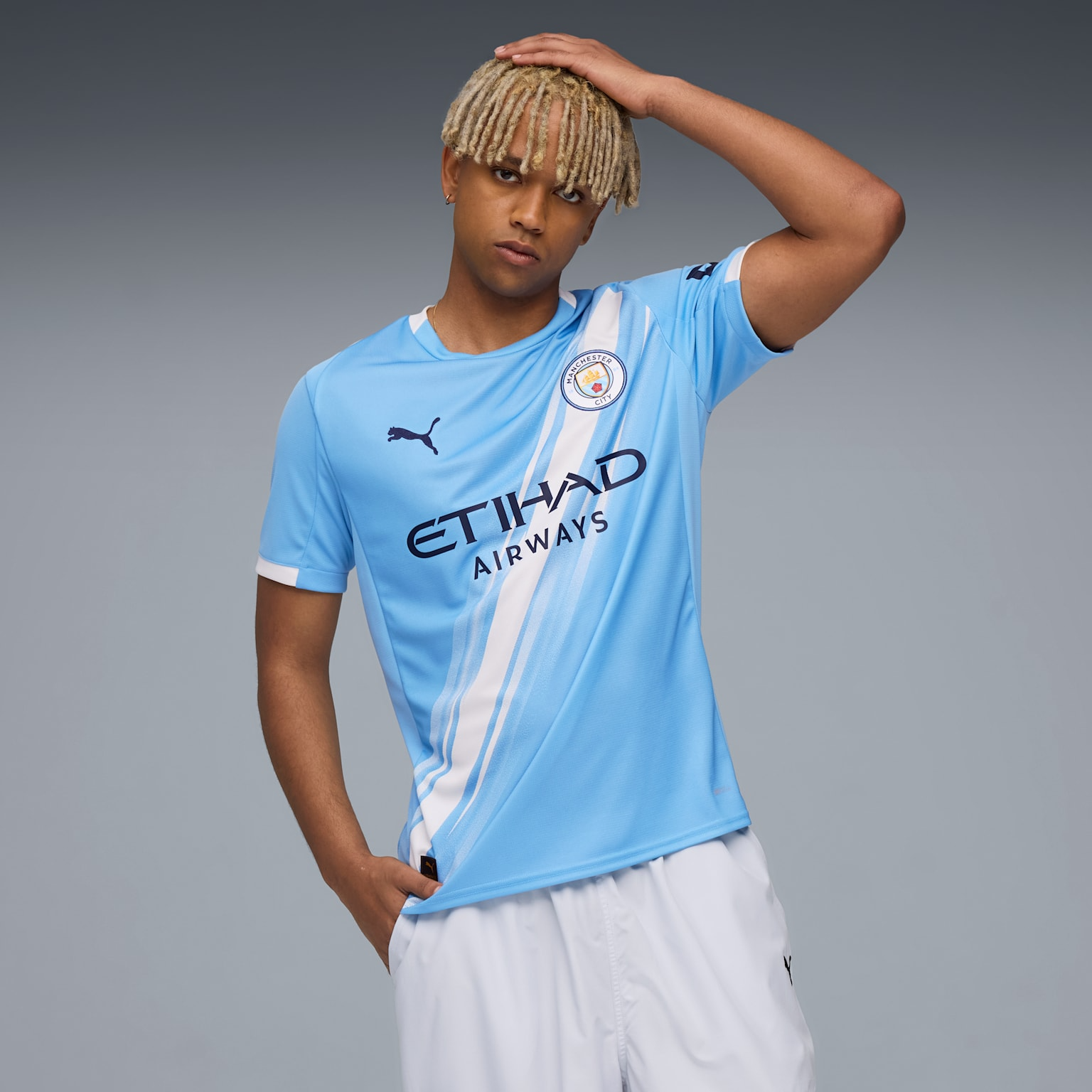  Áo Puma Manchester City 25/26 Home Jersey 'Blue' 
