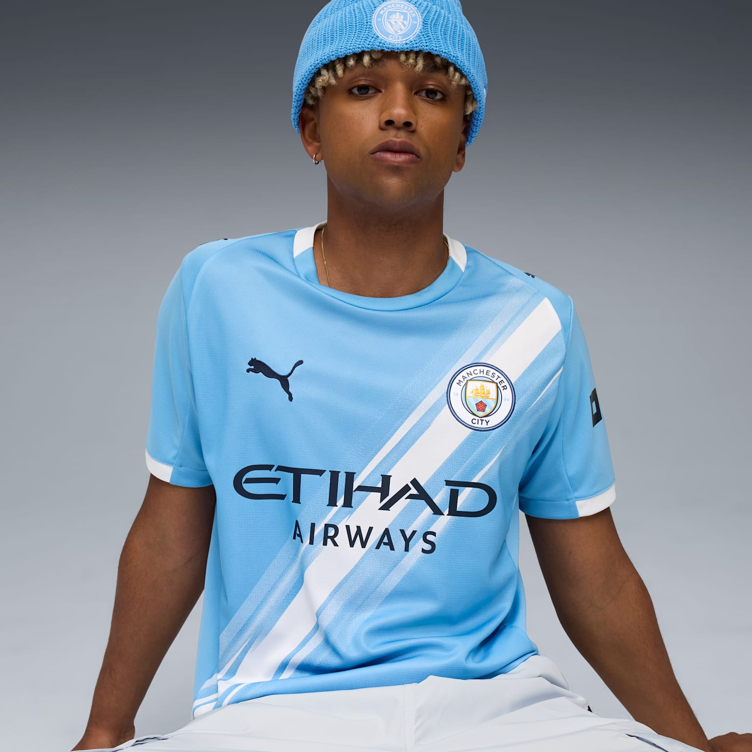  Áo Puma Manchester City 25/26 Home Jersey 'Blue' 